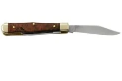 Case Small Swell Centre Jack Maple Burl Wood 64061, 7225 1/2 SS Pocket Knife -Case Knives Sales CE64061 02 case