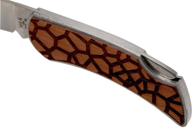 Case X Woodchuck Executive Lockback Brushed Stainless, Giraffe, 64320, M1300L SS Pocket Knife 8 Case X Woodchuck Executive Lockback Brushed Stainless, Giraffe, 64320, M1300L SS Pocket Knife - Image 6