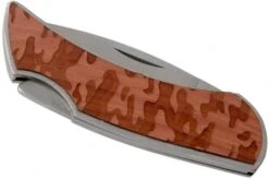 Case X Woodchuck Executive Lockback Brushed Stainless, Camo, 64323, M1300L SS Pocket Knife -Case Knives Sales CE64323 04 case knives