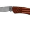 Case X Woodchuck Executive Lockback Brushed Stainless, Flag, 64324, M1300L SS Pocket Knife -Case Knives Sales CE64324 01 case knives