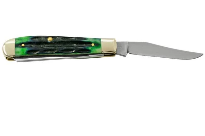 Case Jig Mini Trapper, Hunter Green Bone, Deep Canyon, 75834, 6207 SS, Pocket Knife 4 Case Jig Mini Trapper, Hunter Green Bone, Deep Canyon, 75834, 6207 SS, Pocket Knife - Image 2