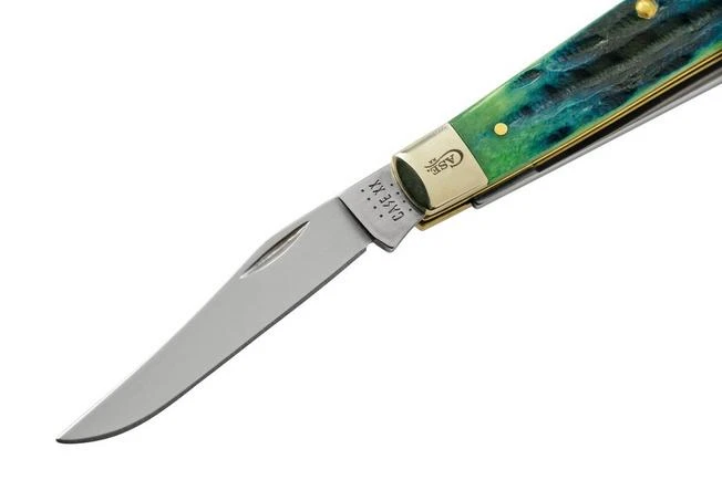Case Jig Mini Trapper, Hunter Green Bone, Deep Canyon, 75834, 6207 SS, Pocket Knife 5 Case Jig Mini Trapper, Hunter Green Bone, Deep Canyon, 75834, 6207 SS, Pocket Knife - Image 3