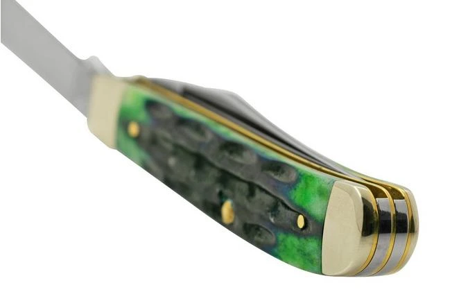 Case Jig Mini Trapper, Hunter Green Bone, Deep Canyon, 75834, 6207 SS, Pocket Knife 6 Case Jig Mini Trapper, Hunter Green Bone, Deep Canyon, 75834, 6207 SS, Pocket Knife - Image 4