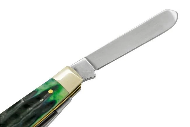 Case Jig Mini Trapper, Hunter Green Bone, Deep Canyon, 75834, 6207 SS, Pocket Knife 7 Case Jig Mini Trapper, Hunter Green Bone, Deep Canyon, 75834, 6207 SS, Pocket Knife - Image 5