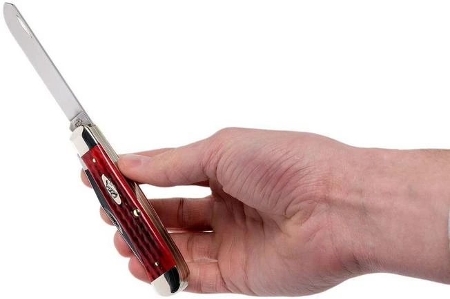 Case Trapper Pocket Worn Old Red Bone, 00783, 6254 SS Pocket Knife 11 Case Trapper Pocket Worn Old Red Bone, 00783, 6254 SS Pocket Knife - Image 9