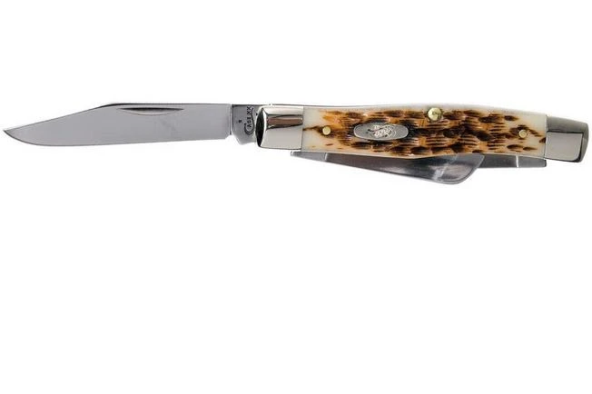 Case Stockman Amber Jigged Bone, 00079, 63032 CV Pocket Knife 5 Case Stockman Amber Jigged Bone, 00079, 63032 CV Pocket Knife - Image 3