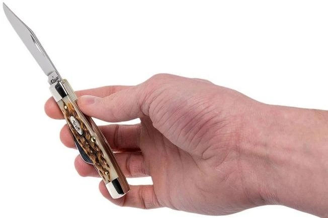 Case Stockman Amber Jigged Bone, 00079, 63032 CV Pocket Knife 13 Case Stockman Amber Jigged Bone, 00079, 63032 CV Pocket Knife - Image 11