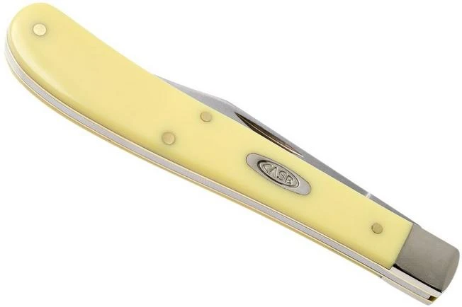 Case Slimline Trapper Yellow Synthetic, 80031, 31048 SS Pocket Knife 6 Case Slimline Trapper Yellow Synthetic, 80031, 31048 SS Pocket Knife - Image 4