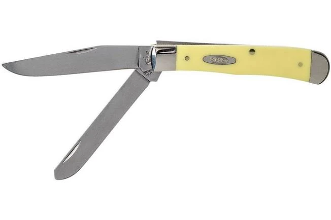 Case Trapper Yellow Synthetic, 80161, 6254 SS Pocket Knife 3 Case Trapper Yellow Synthetic, 80161, 6254 SS Pocket Knife