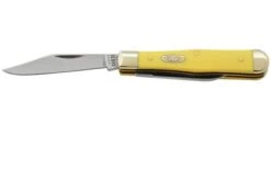 Case Small Swell Center Jack, Yellow Synthetic Smooth, 81097, 3225 SS, Pocket Knife