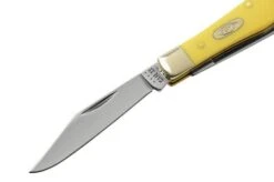 Case Small Swell Center Jack, Yellow Synthetic Smooth, 81097, 3225 SS, Pocket Knife -Case Knives Sales CE81097 03 case 1