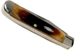 Case Trapper Dark Molasses Bone, Sawcut, 83140, 6254 SS Pocket Knife -Case Knives Sales CE83140 04 case