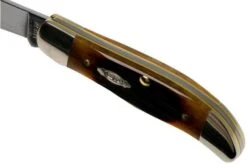 Case Pocket Hunter Dark Molasses Bone, Sawcut, 83142, 61165 SS Pocket Knife -Case Knives Sales CE83142 06 case