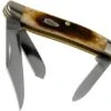 Case Medium Stockman Dark Molasses Bone, Sawcut, 83143, 63087 SS Pocket Knife